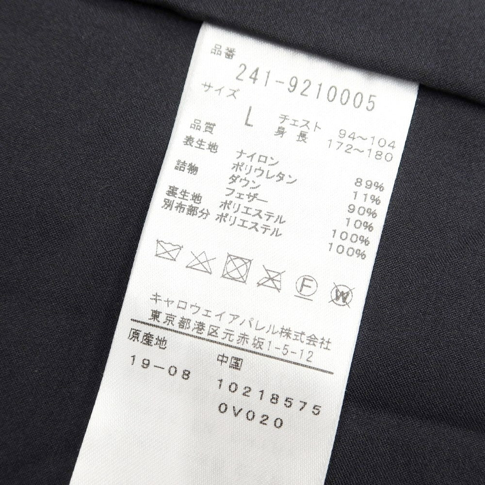 【中古】キャロウェイ Callaway 2WAY ストレッチナイロン ダウンジャケット ダークグレー【サイズL】【GRY】【A/W】【状態ランクB】【メンズ】【768973】