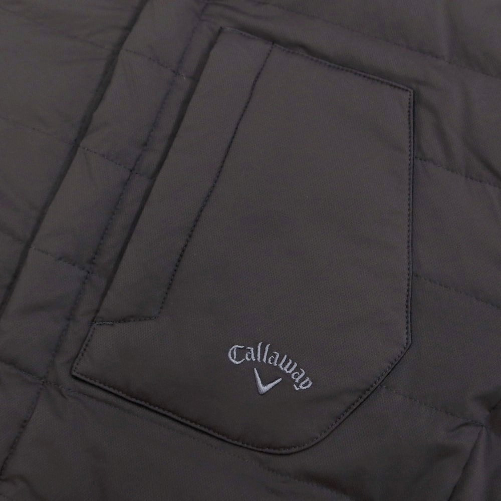 【中古】キャロウェイ Callaway 2WAY ストレッチナイロン ダウンジャケット ダークグレー【サイズL】【GRY】【A/W】【状態ランクB】【メンズ】【768973】