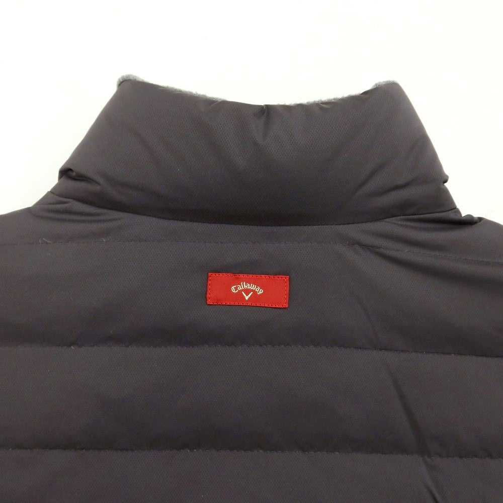 【中古】キャロウェイ Callaway 2WAY ストレッチナイロン ダウンジャケット ダークグレー【サイズL】【GRY】【A/W】【状態ランクB】【メンズ】【768973】