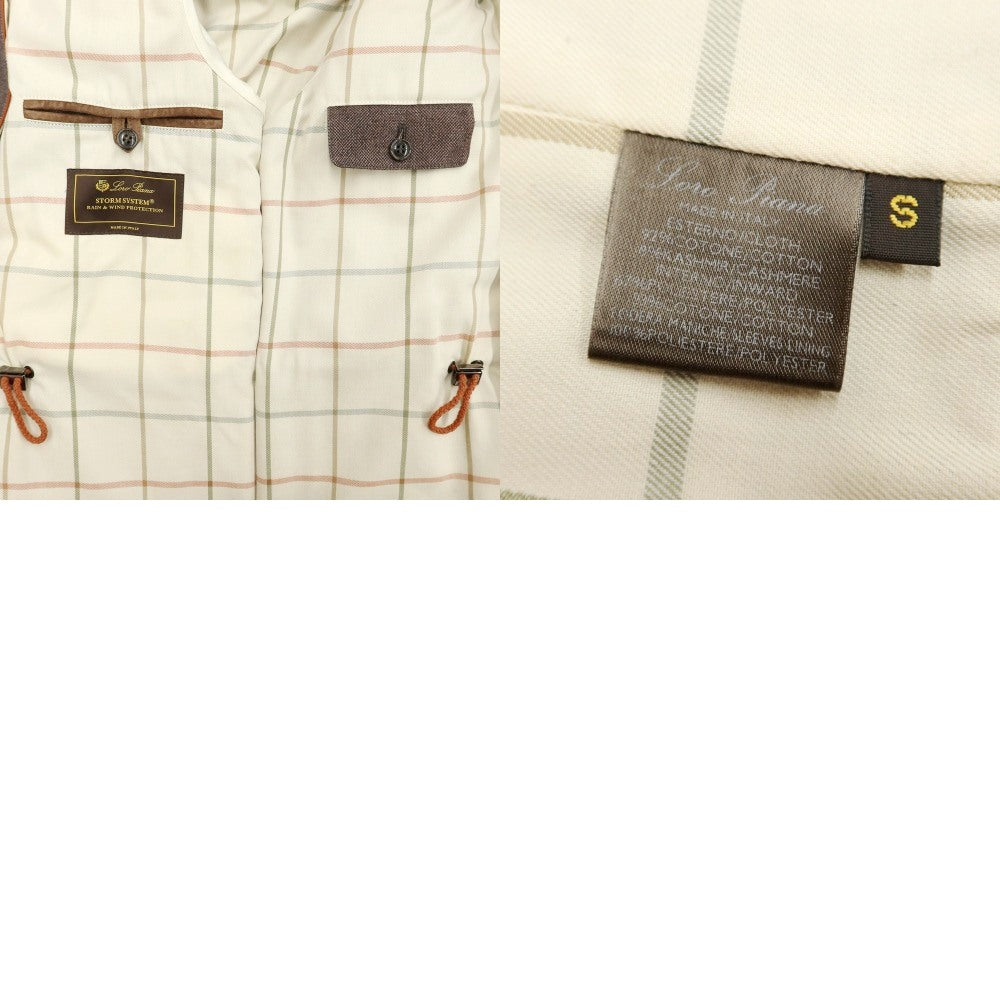 【中古】ロロピアーナ Loro Piana キルティングライナー付き コットンカシミヤ フィールドジャケット ブラウン【サイズS】【BRW】【A/W】【状態ランクC】【メンズ】【768973】
