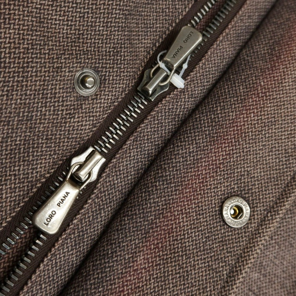 【中古】ロロピアーナ Loro Piana キルティングライナー付き コットンカシミヤ フィールドジャケット ブラウン【サイズS】【BRW】【A/W】【状態ランクC】【メンズ】【768973】