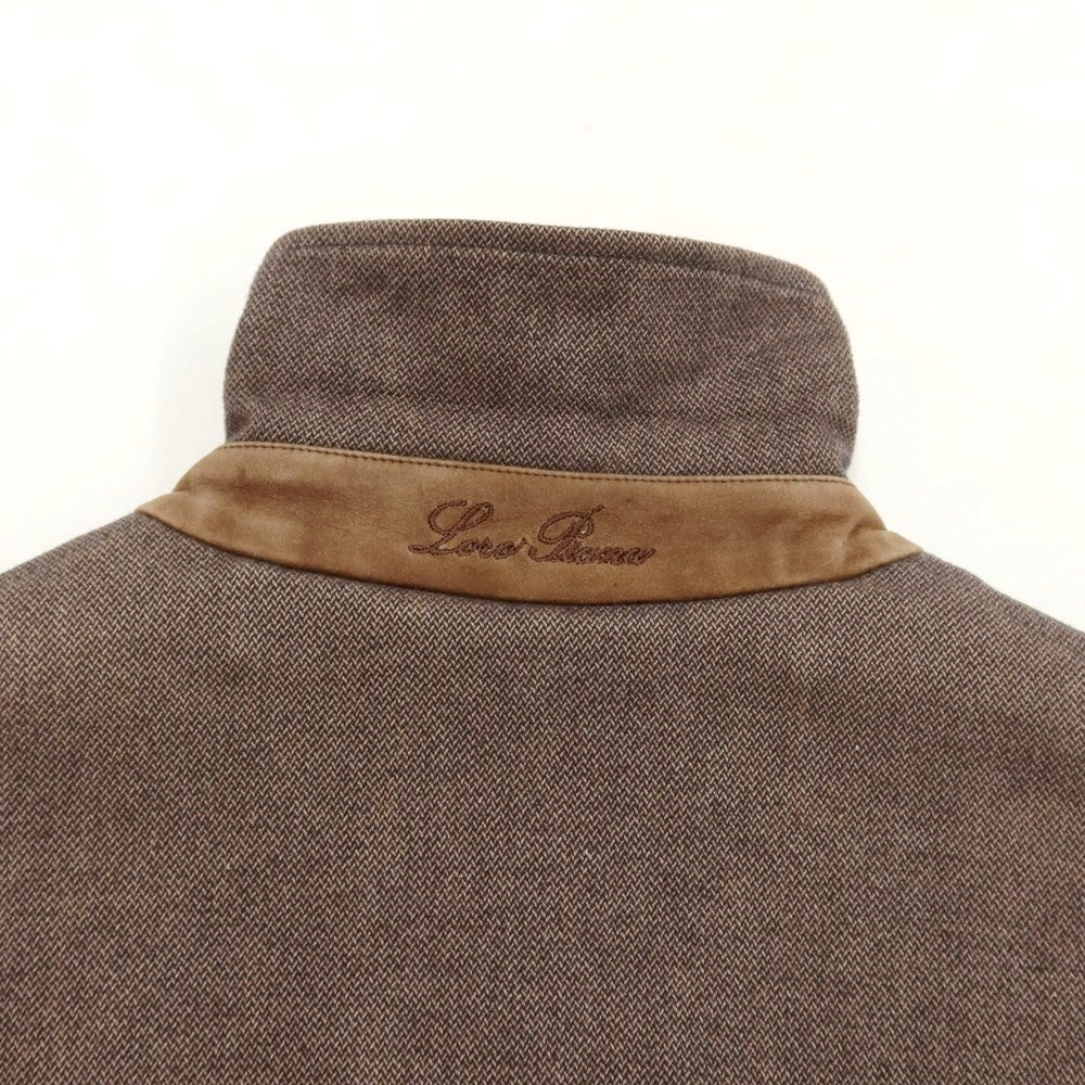 【中古】ロロピアーナ Loro Piana キルティングライナー付き コットンカシミヤ フィールドジャケット ブラウン【サイズS】【BRW】【A/W】【状態ランクC】【メンズ】【768973】