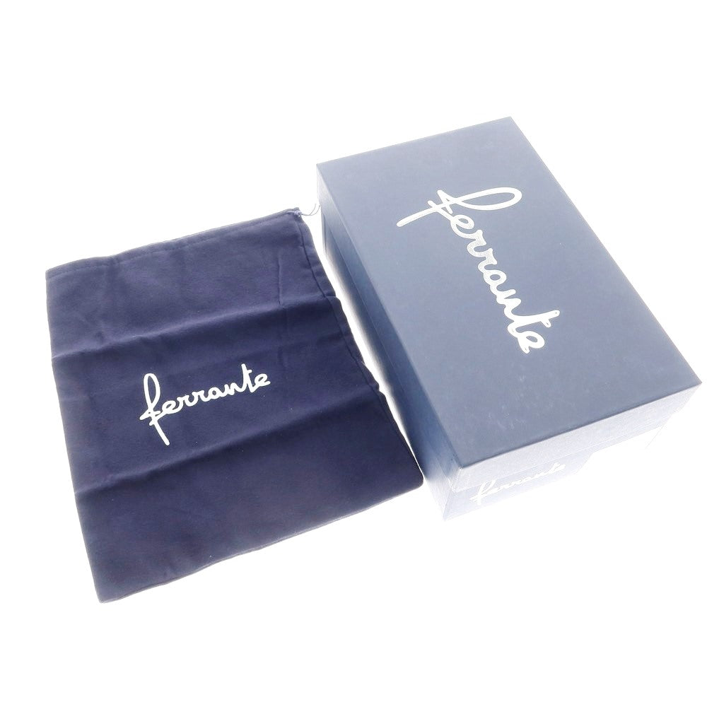 【新品】フェランテ FERRANTE BRIO スエード アンラインド ローファー ブラック【サイズ41(7)】【BLK】【S/S/A/W】【状態ランクN】【メンズ】【769279】