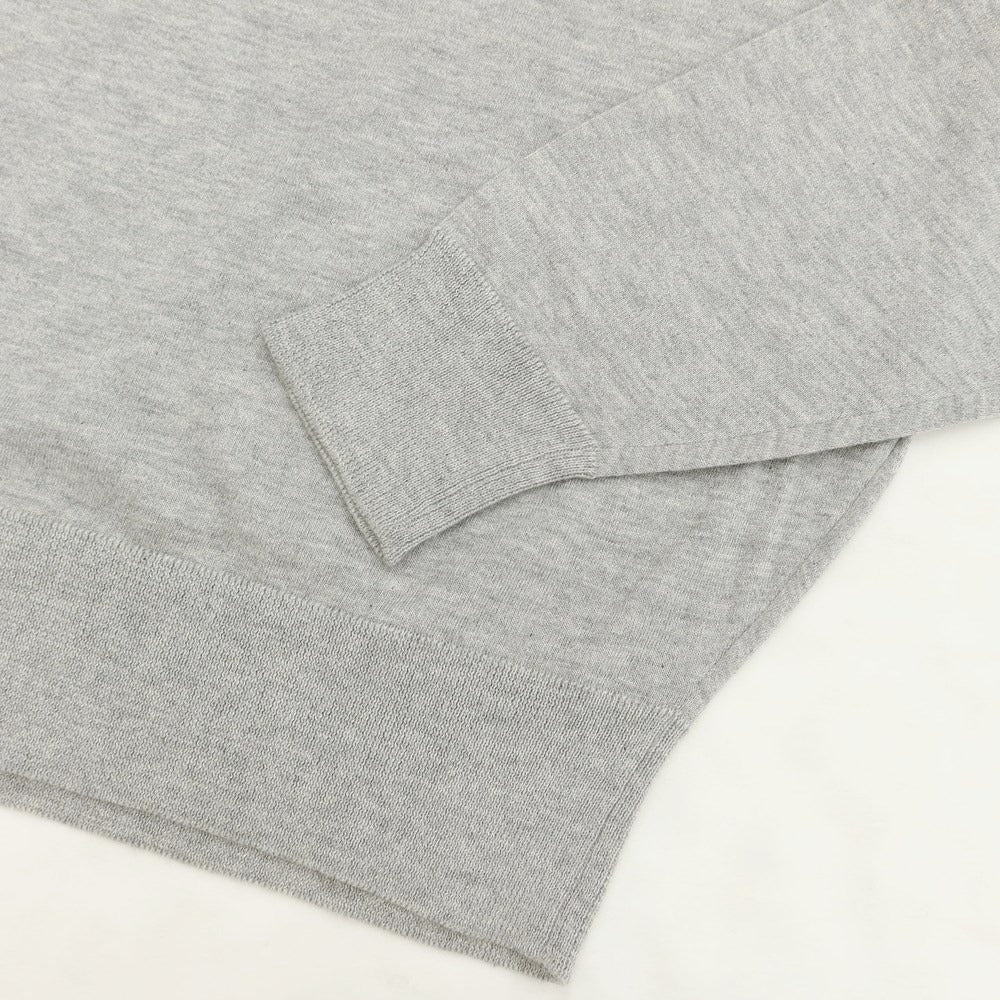 【中古】アクアスキュータム Aquascutum カシミヤコットン Vネック プルオーバーニット グレー【サイズM】【GRY】【A/W】【状態ランクA】【メンズ】【769078】