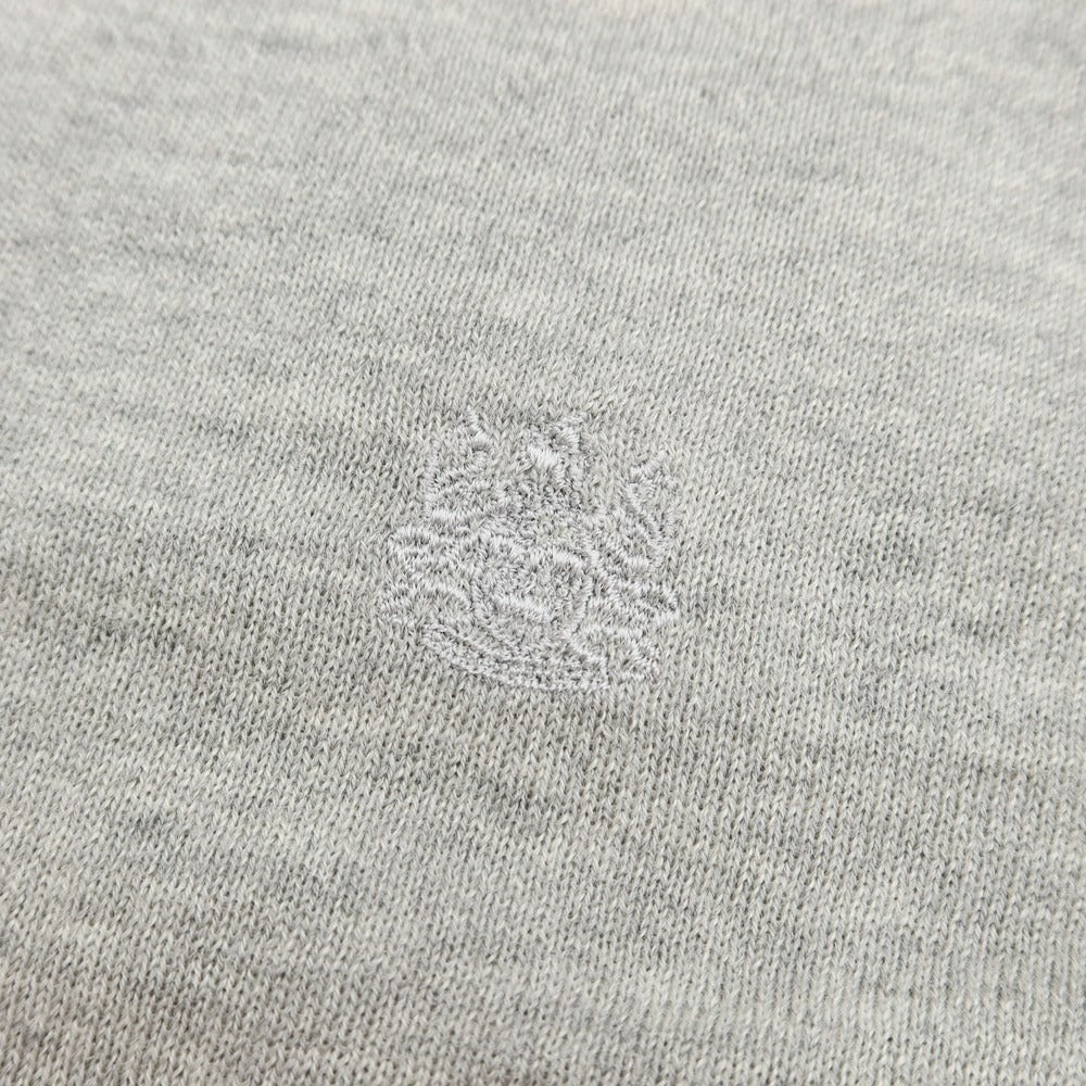 【中古】アクアスキュータム Aquascutum カシミヤコットン Vネック プルオーバーニット グレー【サイズM】【GRY】【A/W】【状態ランクA】【メンズ】【769078】