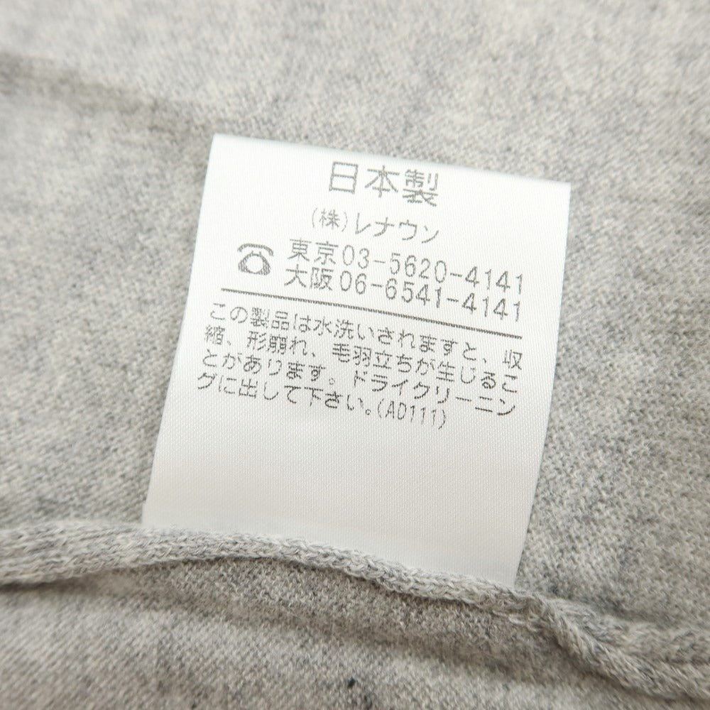 【中古】アクアスキュータム Aquascutum カシミヤコットン Vネック プルオーバーニット グレー【サイズM】【GRY】【A/W】【状態ランクA】【メンズ】【769078】