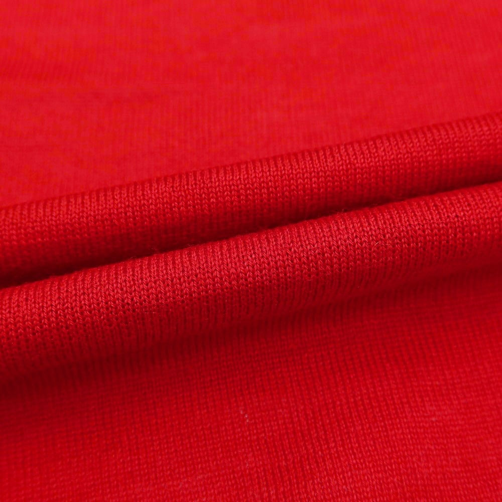 【中古】アクアスキュータム Aquascutum ウールシルク Vネック プルオーバーニット レッド【サイズM】【RED】【A/W】【状態ランクA】【メンズ】【769078】