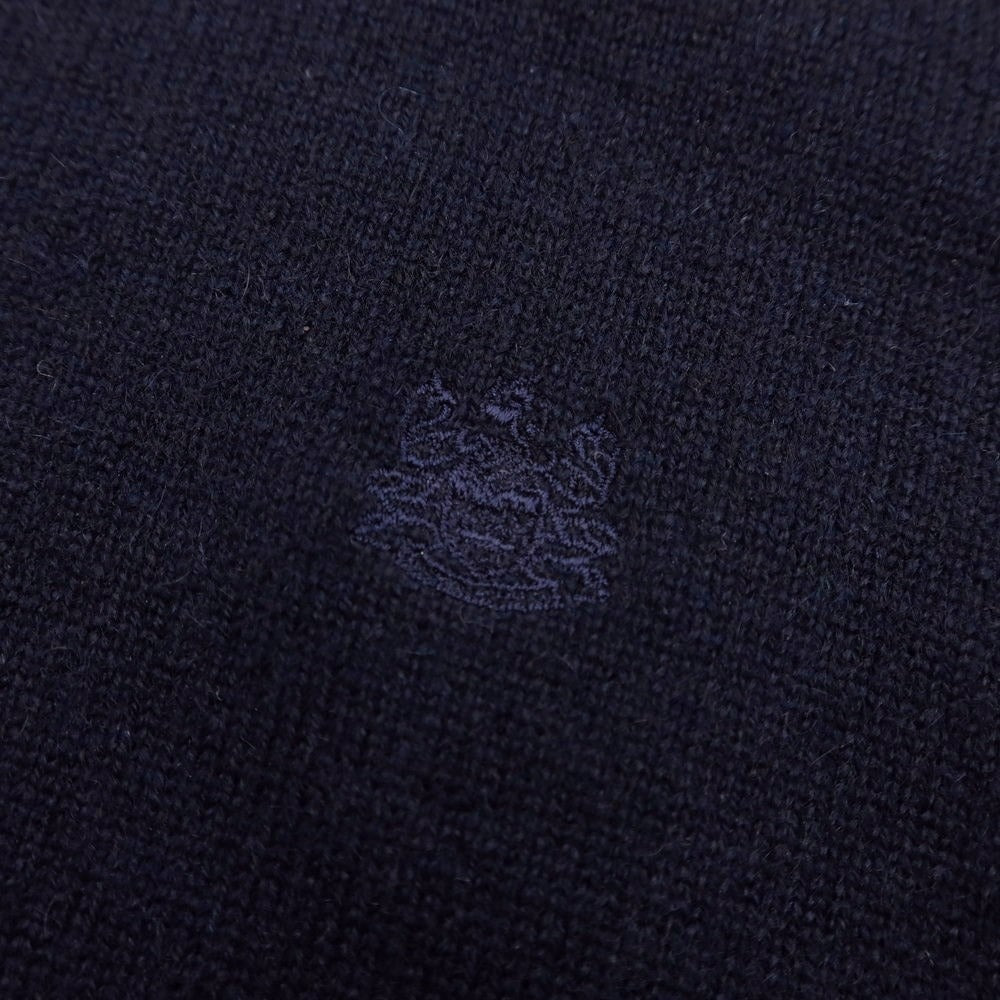 【中古】アクアスキュータム Aquascutum カシミヤ ニットベスト ネイビー【サイズM】【NVY】【A/W】【状態ランクA】【メンズ】【769077】