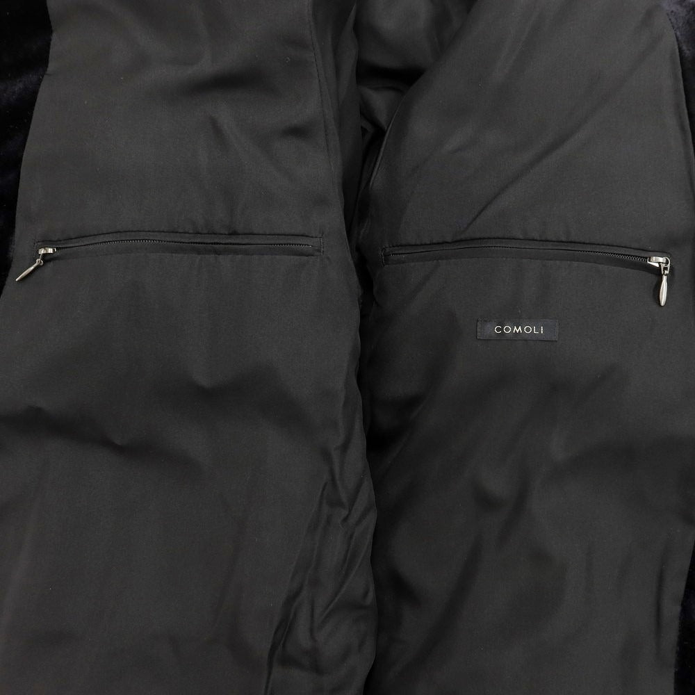 【中古】コモリ COMOLI シルク 中綿 ブルゾン ブラック【サイズ2】【BLK】【A/W】【状態ランクA】【メンズ】【768897】