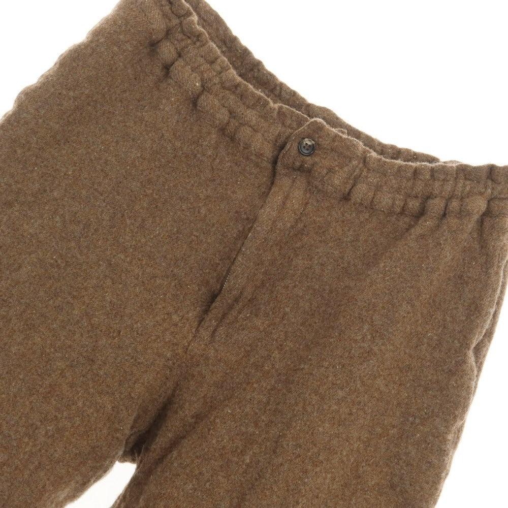 【中古】コムデギャルソン オムドゥ COMME des GARCONS HOMME DEUX 2021年秋冬 ウール イージーパンツ ブラウン【サイズS】【BRW】【A/W】【状態ランクA】【メンズ】【768988】