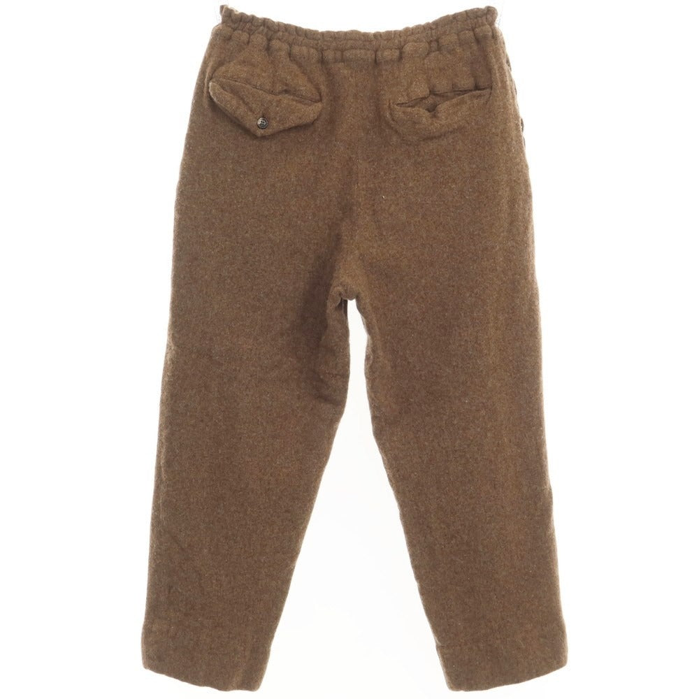 【中古】コムデギャルソン オムドゥ COMME des GARCONS HOMME DEUX 2021年秋冬 ウール イージーパンツ ブラウン【サイズS】【BRW】【A/W】【状態ランクA】【メンズ】【768988】
