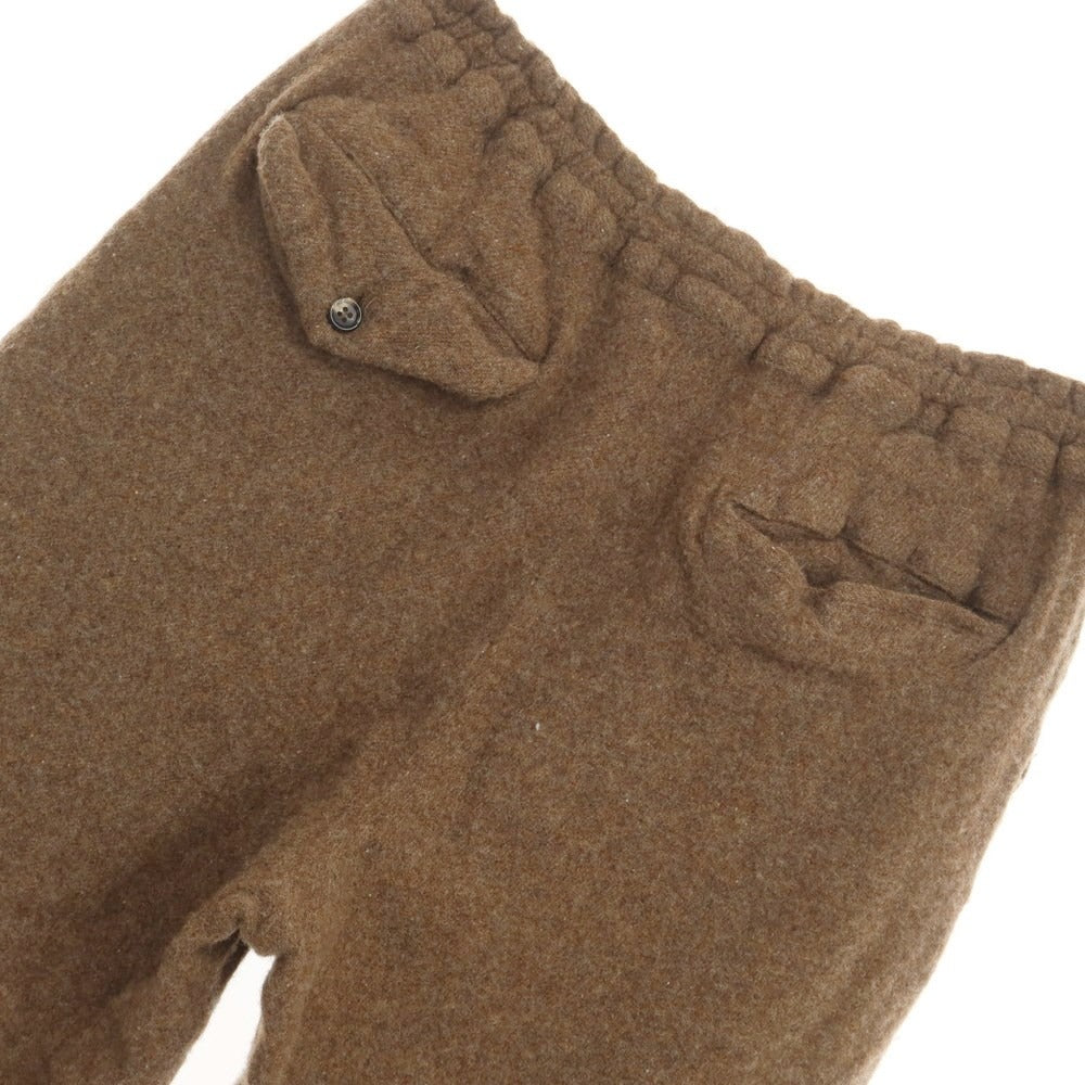 【中古】コムデギャルソン オムドゥ COMME des GARCONS HOMME DEUX 2021年秋冬 ウール イージーパンツ ブラウン【サイズS】【BRW】【A/W】【状態ランクA】【メンズ】【768988】