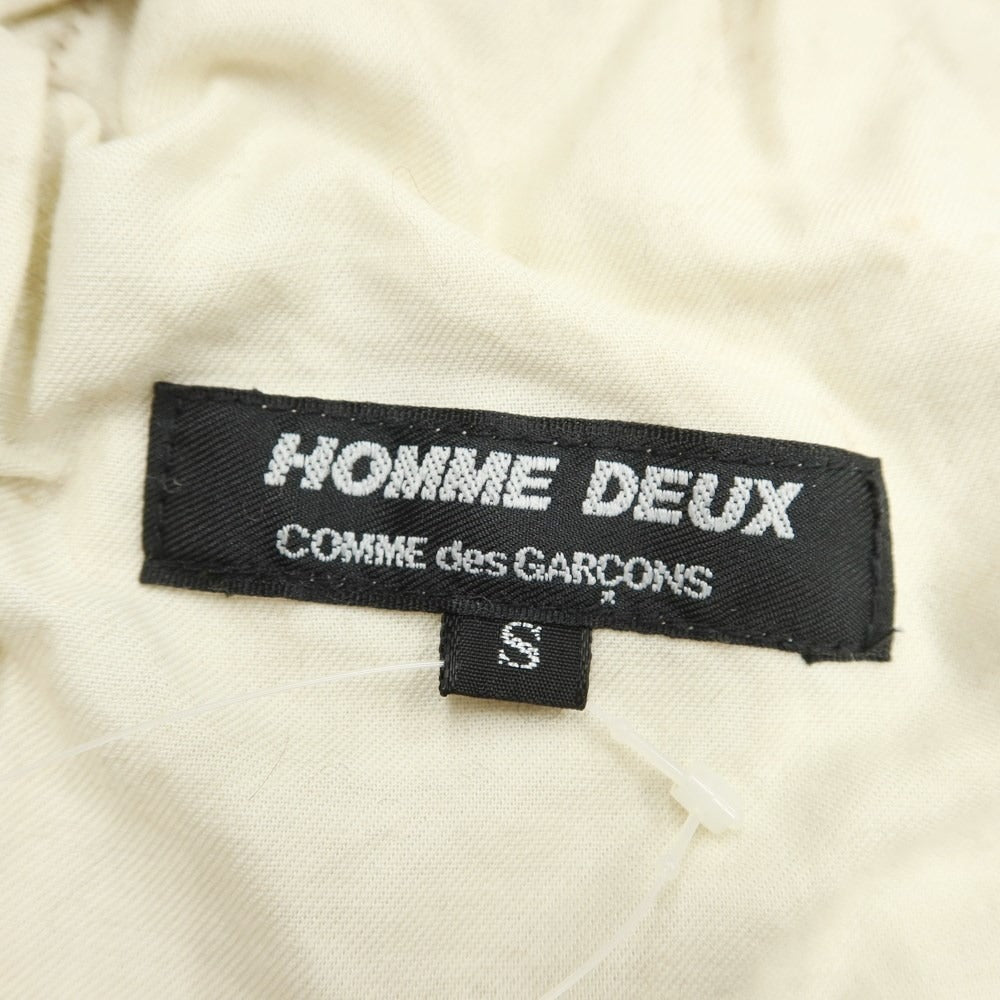 【中古】コムデギャルソン オムドゥ COMME des GARCONS HOMME DEUX 2021年秋冬 ウール イージーパンツ ブラウン【サイズS】【BRW】【A/W】【状態ランクA】【メンズ】【768988】