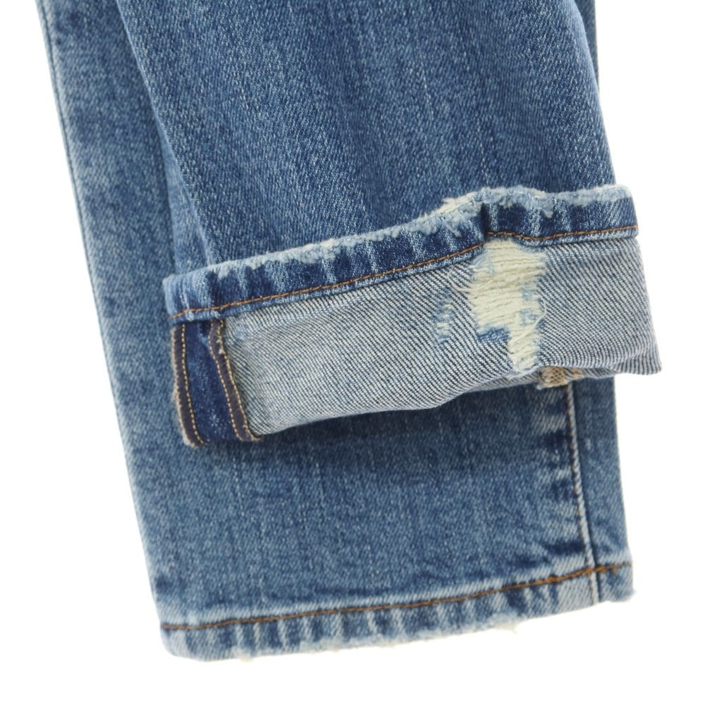 【新品】ピーティートリノ デニム PT TORINO DENIM SWING クラッシュ&リペア加工 デニムパンツ ジーンズ ブルー【サイズ32】【BLU】【S/S/A/W】【状態ランクN】【メンズ】【769291】