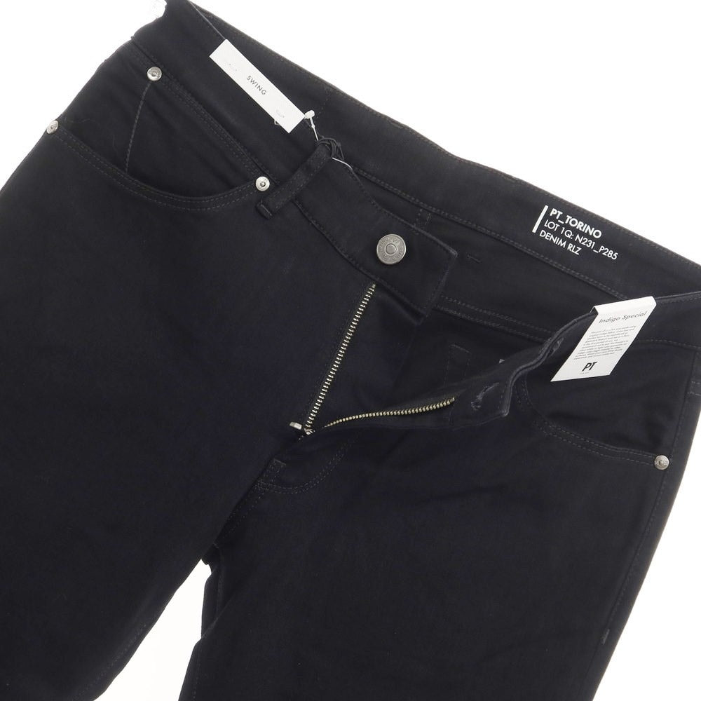 【新品】ピーティートリノ デニム PT TORINO DENIM SWING ストレッチ デニムパンツ ジーンズ ブラック【サイズ34】【BLK】【S/S/A/W】【状態ランクN】【メンズ】【769289】