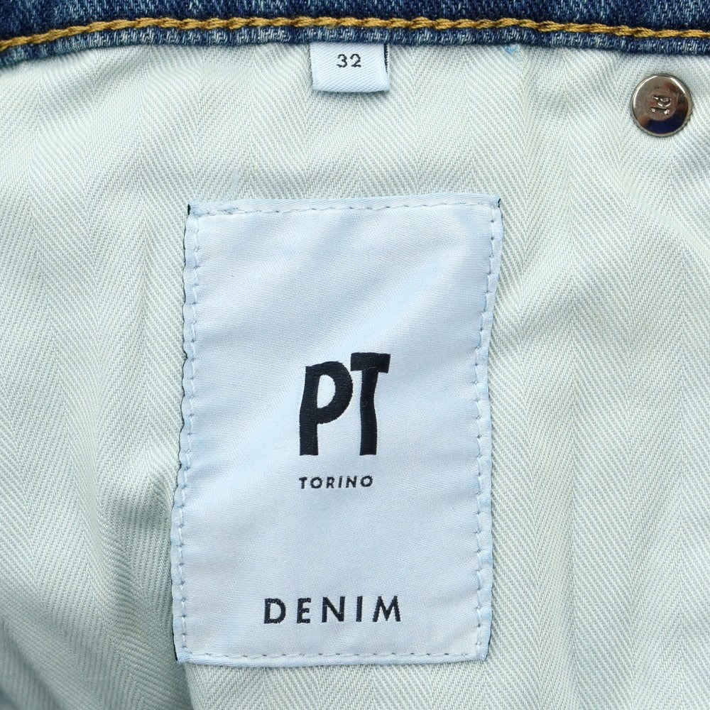 【新品】ピーティートリノ デニム PT TORINO DENIM REGGAE コットンカシミヤ デニムパンツ ジーンズ ネイビー【サイズ32】【NVY】【S/S/A/W】【状態ランクN】【メンズ】【769281】