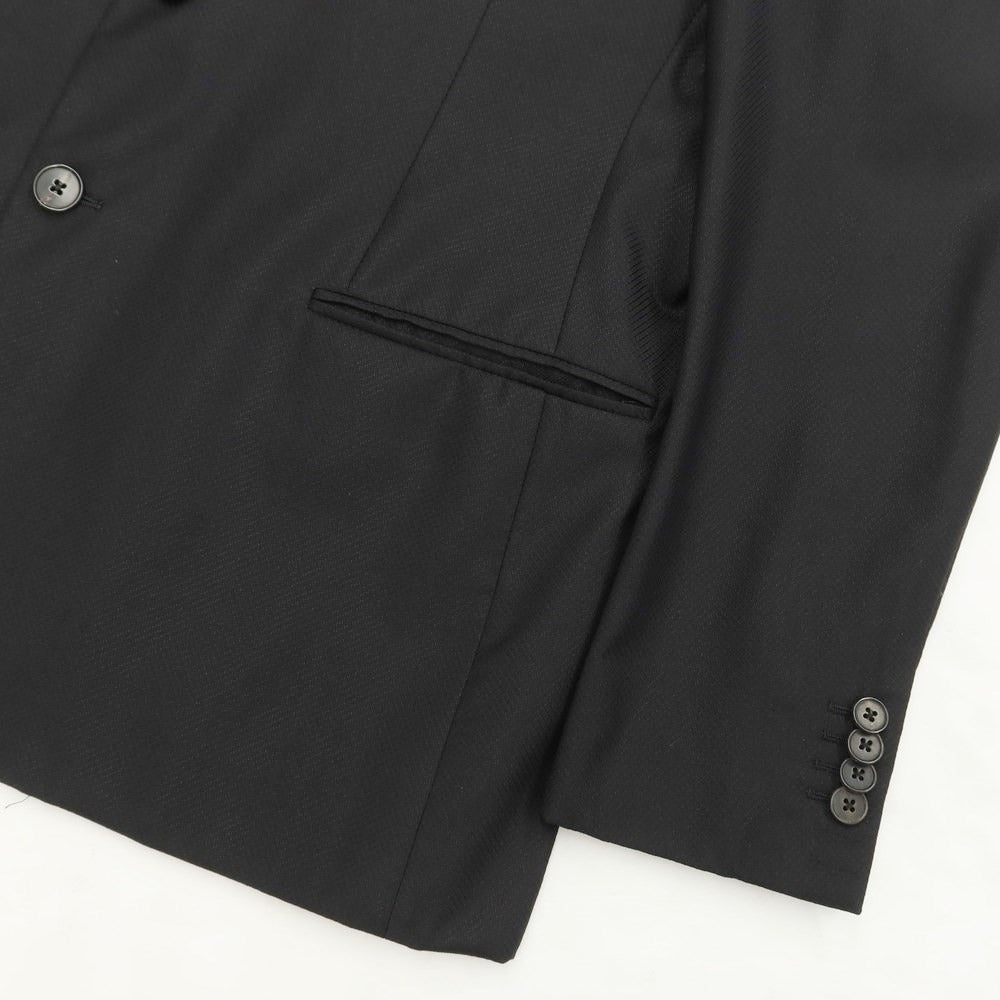 【中古】アルマーニ コレッツォーニ ARMANI COLLEZIONI ウールシルク 2B セットアップ スーツ ブラック【サイズ50】【BLK】【S/S】【状態ランクB】【メンズ】【769290】