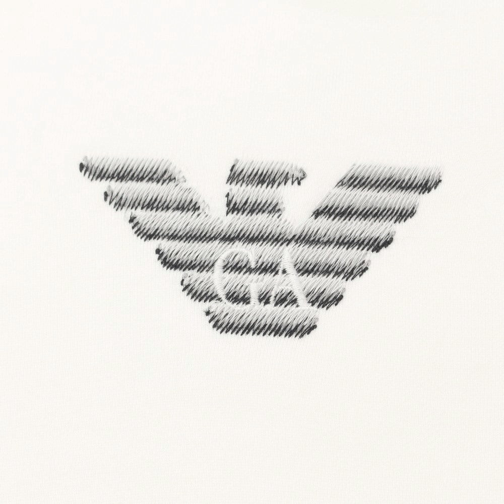 【中古】エンポリオ アルマーニ EMPORIO ARMANI モダールコットン スウェット ホワイト【サイズM】【WHT】【A/W】【状態ランクB】【メンズ】【769078】