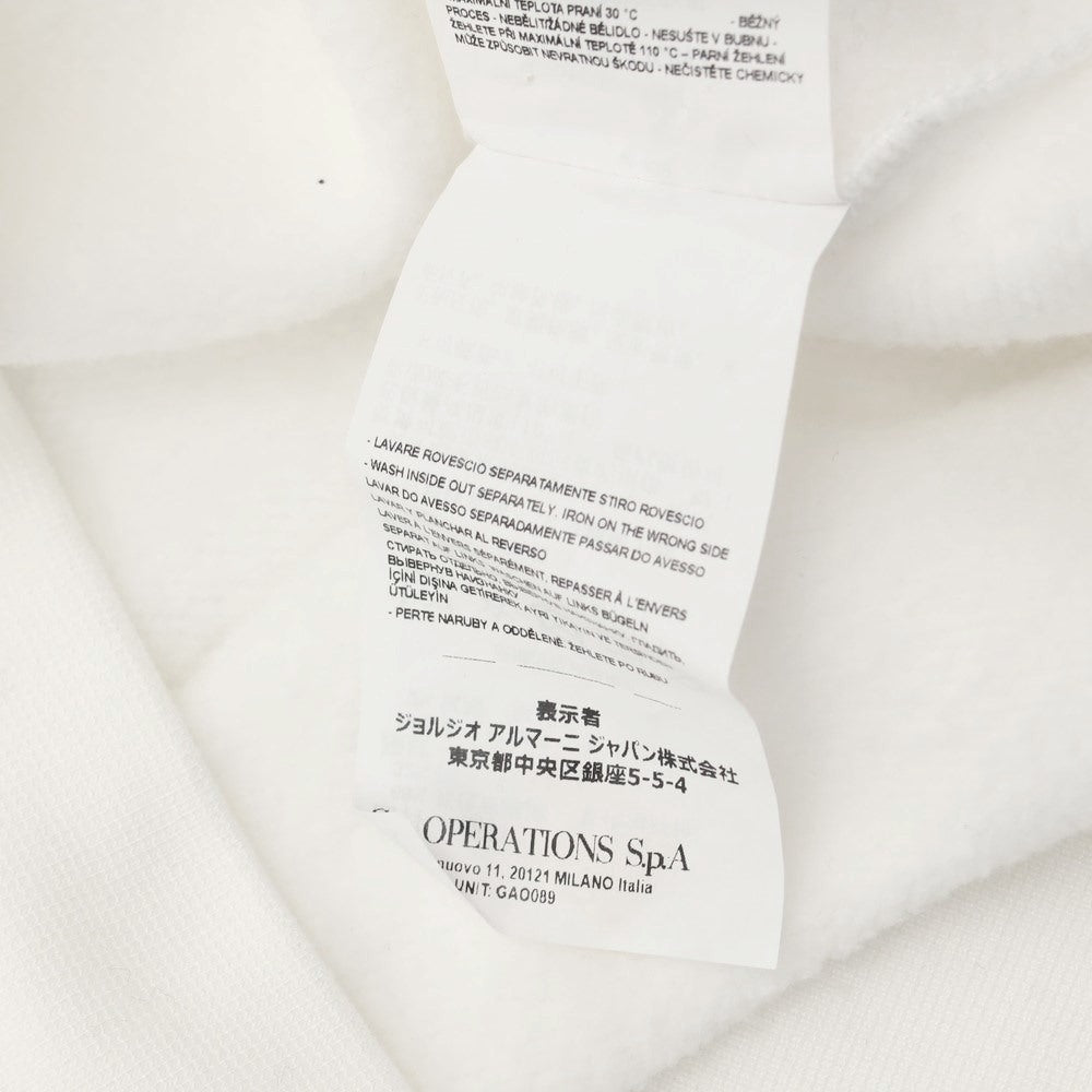 【中古】エンポリオ アルマーニ EMPORIO ARMANI モダールコットン スウェット ホワイト【サイズM】【WHT】【A/W】【状態ランクB】【メンズ】【769078】