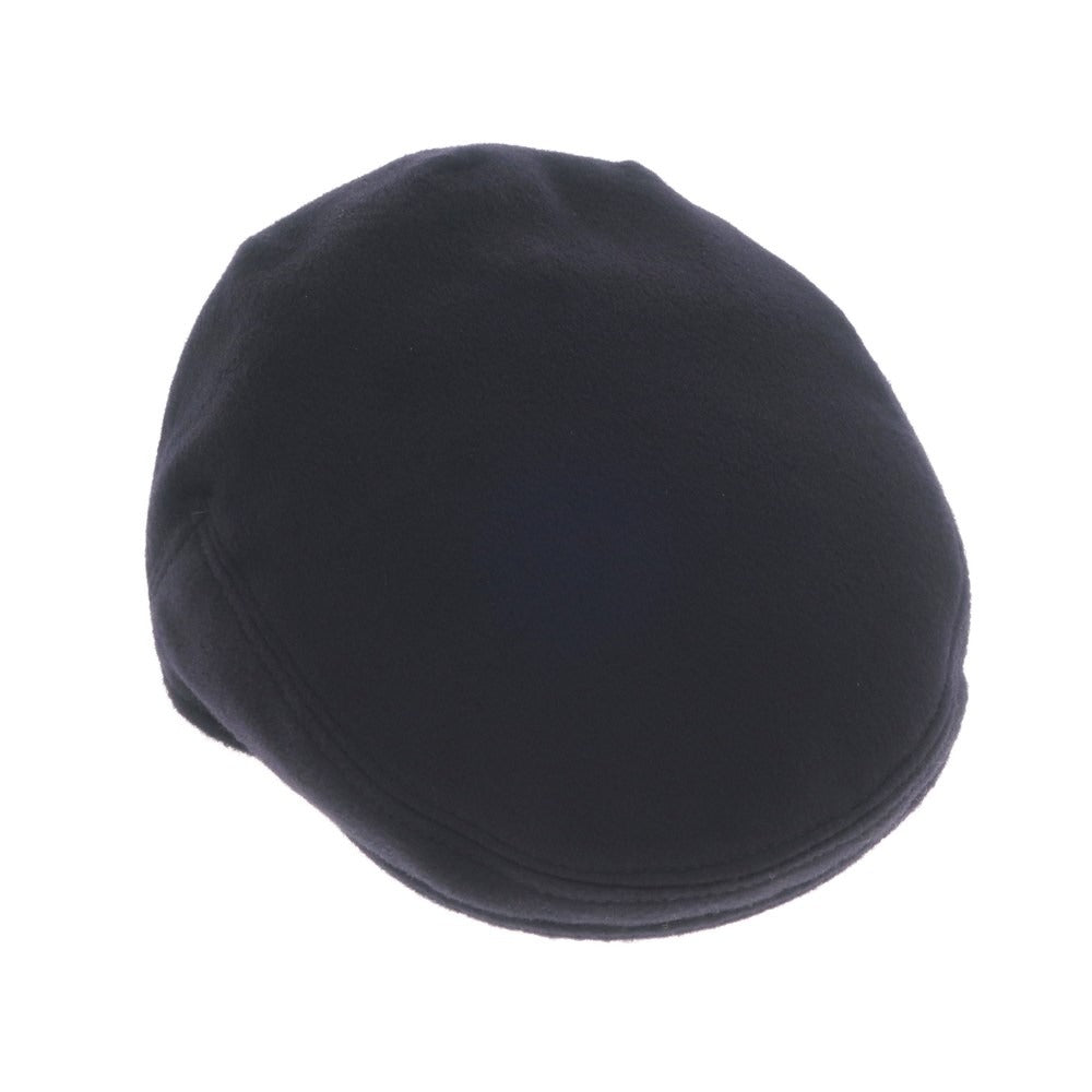 【中古】【未使用】ケント アンド カーウェン Kent & Curwen カシミヤ ハンチング キャップ ダークネイビー【サイズ58】【NVY】【A/W】【状態ランクS】【メンズ】【769084】