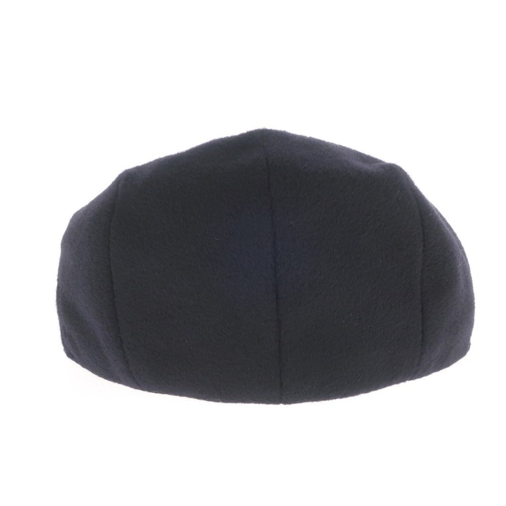 【中古】【未使用】ケント アンド カーウェン Kent & Curwen カシミヤ ハンチング キャップ ダークネイビー【サイズ58】【NVY】【A/W】【状態ランクS】【メンズ】【769084】