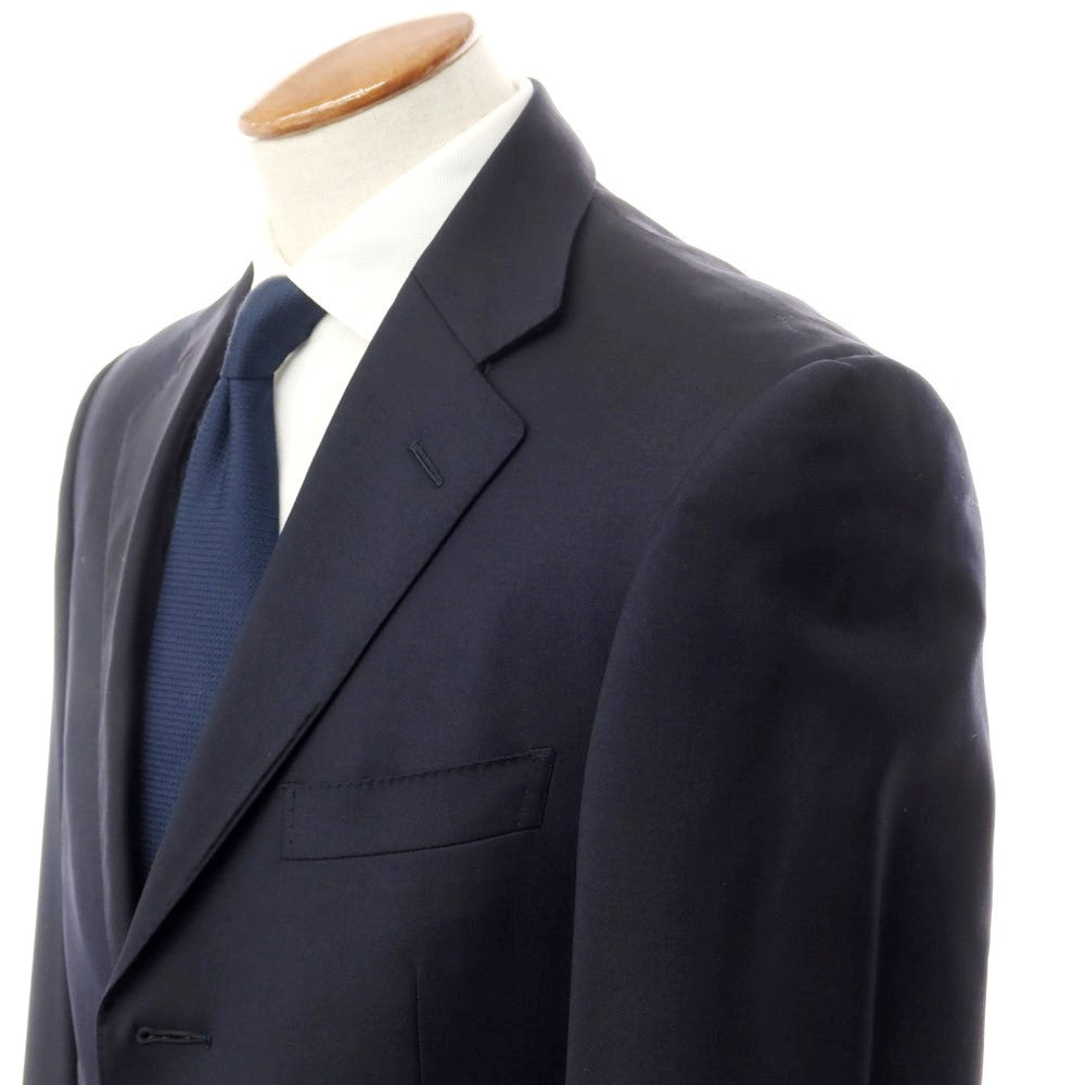 【中古】エルメネジルドゼニア Ermenegildo Zegna SU MISURA ウール 3つボタンスーツ ネイビー【サイズ46】【NVY】【A/W】【状態ランクD】【メンズ】【768891】