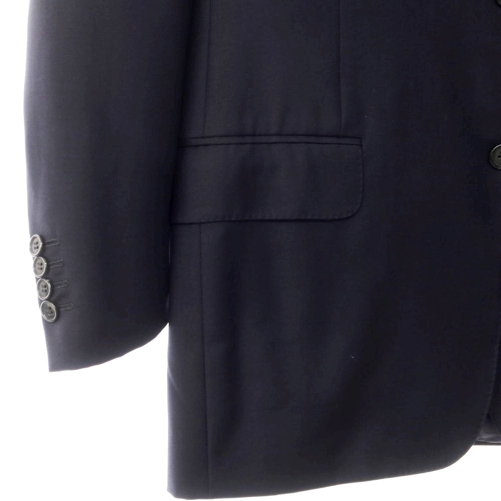 【中古】エルメネジルドゼニア Ermenegildo Zegna SU MISURA ウール 3つボタンスーツ ネイビー【サイズ46】【NVY】【A/W】【状態ランクD】【メンズ】【768891】