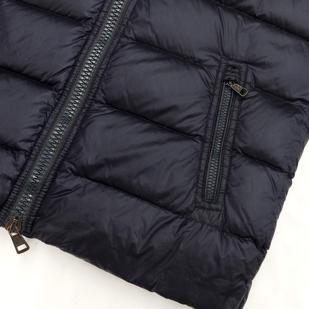 【中古】モンクレール MONCLER BARTHOLOME GILET ナイロン フーデッド ダウンベスト ダウンベスト ダークネイビー【サイズ1】【NVY】【A/W】【状態ランクC】【メンズ】【768896】