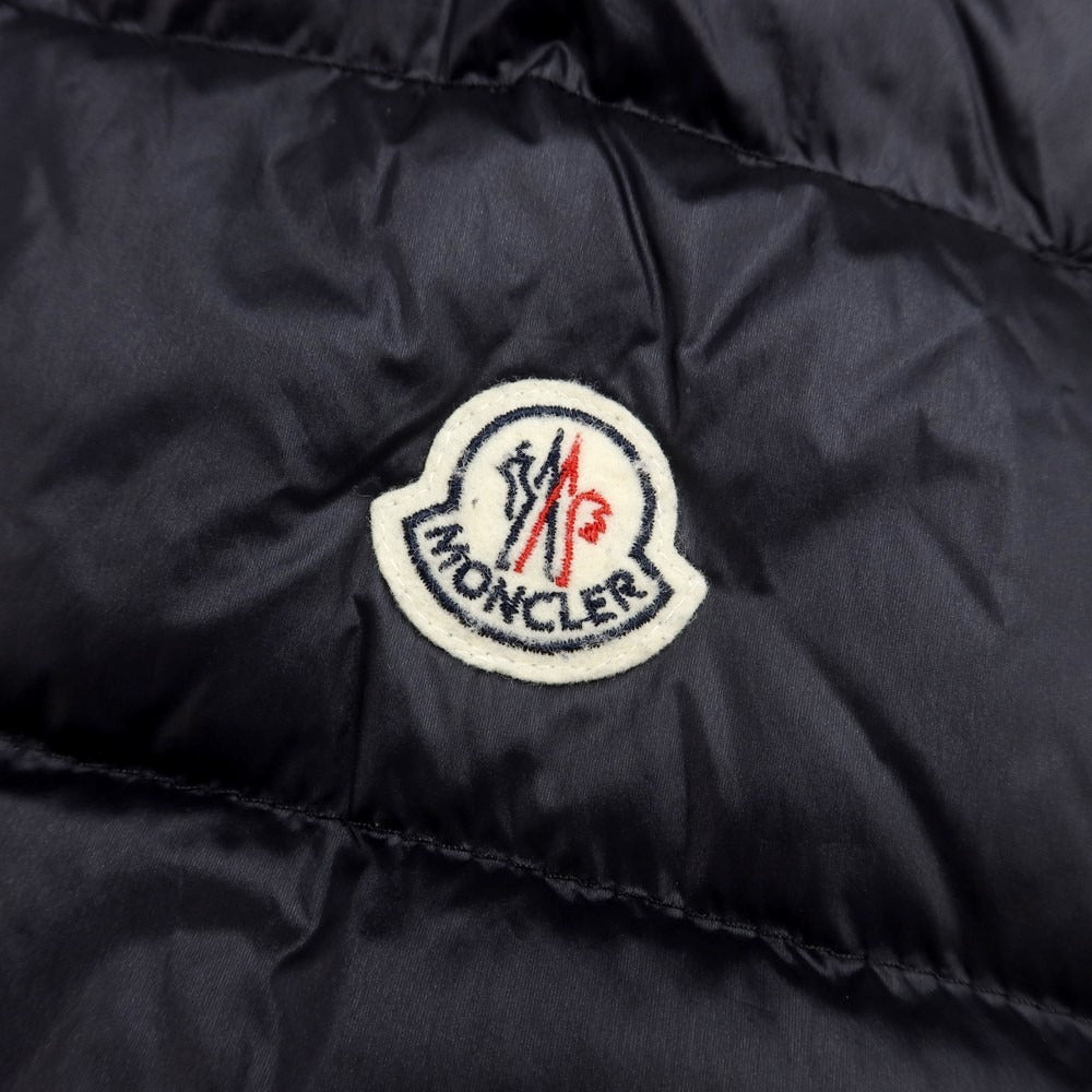【中古】モンクレール MONCLER BARTHOLOME GILET ナイロン フーデッド ダウンベスト ダウンベスト ダークネイビー【サイズ1】【NVY】【A/W】【状態ランクC】【メンズ】【768896】