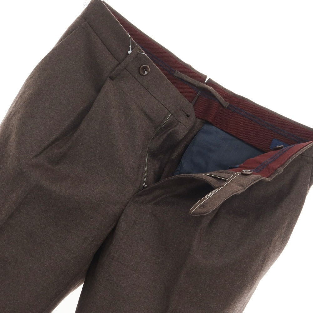 【中古】インコテックス INCOTEX ウール ドレススラックスパンツ ブラウン【サイズ44】【BRW】【A/W】【状態ランクB】【メンズ】【768988】