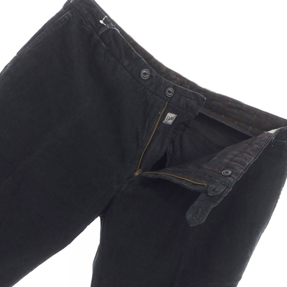 【中古】アールアール ロマーノリドルフィ RR ROMANO RIDOLFI ストレッチコーデュロイ スラックスパンツ ブラック【サイズ38】【BLK】【A/W】【状態ランクB】【メンズ】【768988】
