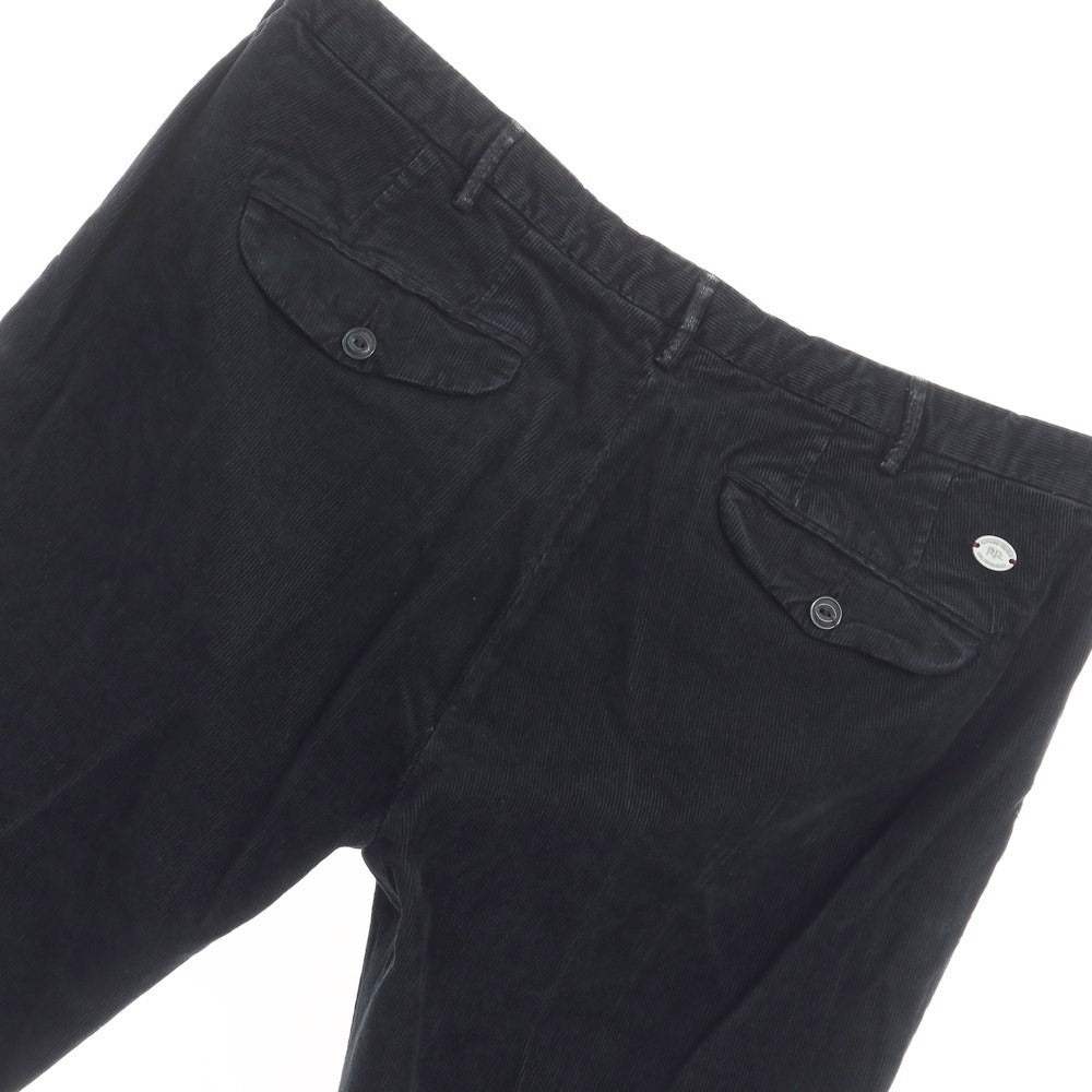 【中古】アールアール ロマーノリドルフィ RR ROMANO RIDOLFI ストレッチコーデュロイ スラックスパンツ ブラック【サイズ38】【BLK】【A/W】【状態ランクB】【メンズ】【768988】