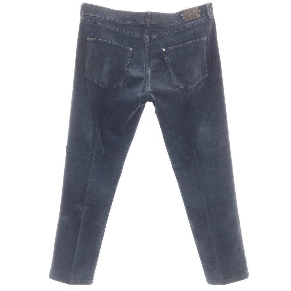 【中古】エルマンノ シェルヴィーノ ERMANNO SCERVINO コットン コーデュロイパンツ ネイビーグレー【サイズ52】【GRY】【S/S/A/W】【状態ランクC】【メンズ】【769277】