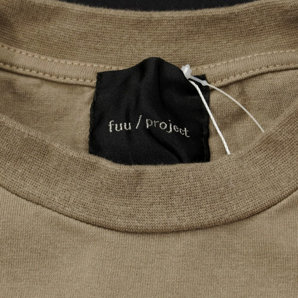 【中古】フープロジェクト fuu/project コットン ワイドシルエット 半袖Tシャツ ダークベージュ系【サイズ2】【BEI】【S/S】【状態ランクB】【メンズ】【769295】