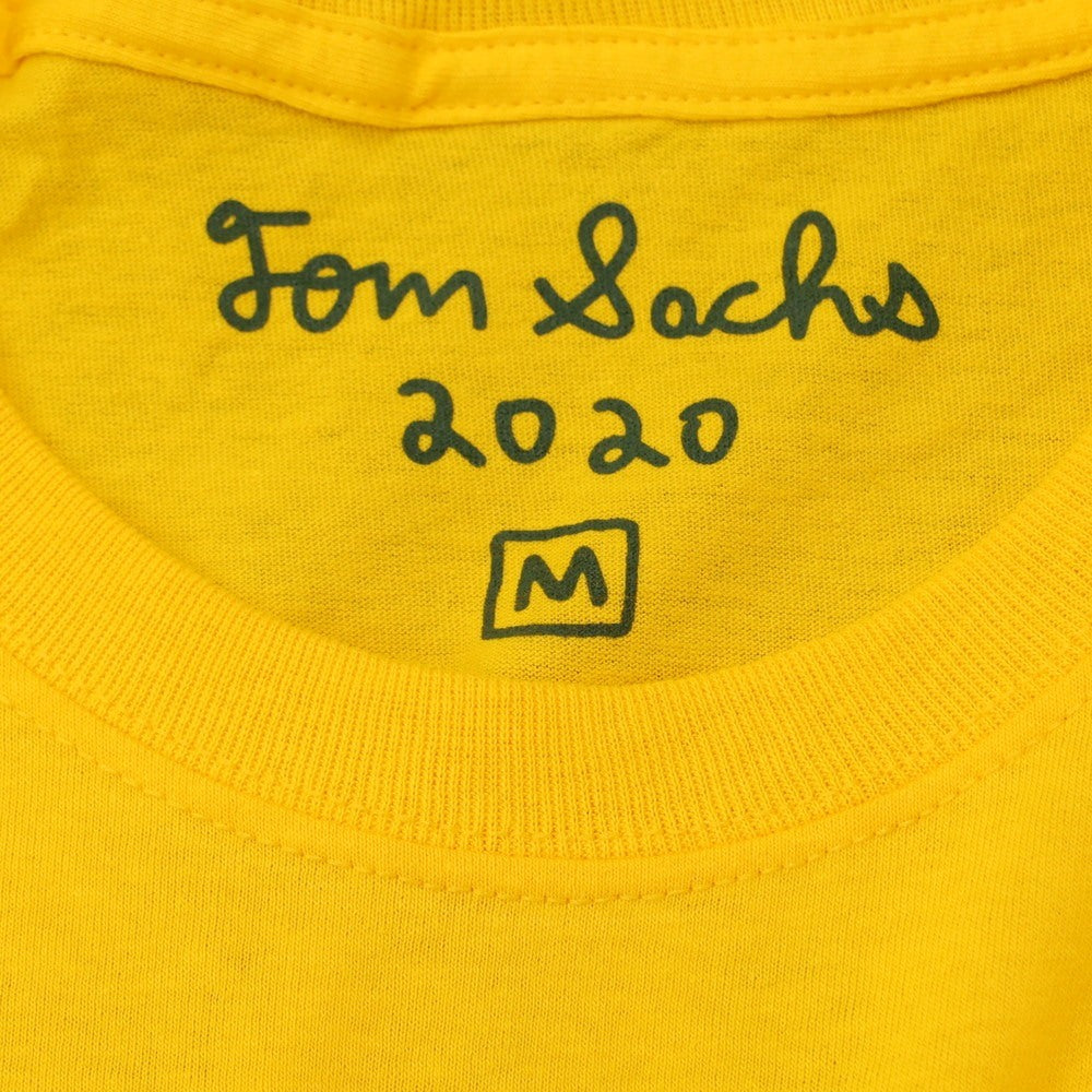 【中古】【未使用】トムサックス Tom Sachs プリント 長袖Tシャツ イエロー系【サイズM】【YEL】【S/S/A/W】【状態ランクS】【メンズ】【769295】