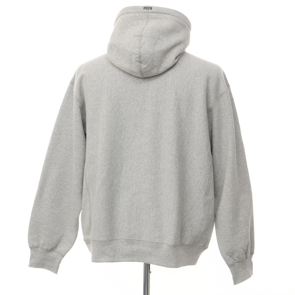 【中古】シュプリーム Supreme 2023年春夏 Motion Logo Hooded Sweatshirt コットン プルオーバー パーカー グレー【サイズL】【GRY】【A/W】【状態ランクB】【メンズ】【769290】
