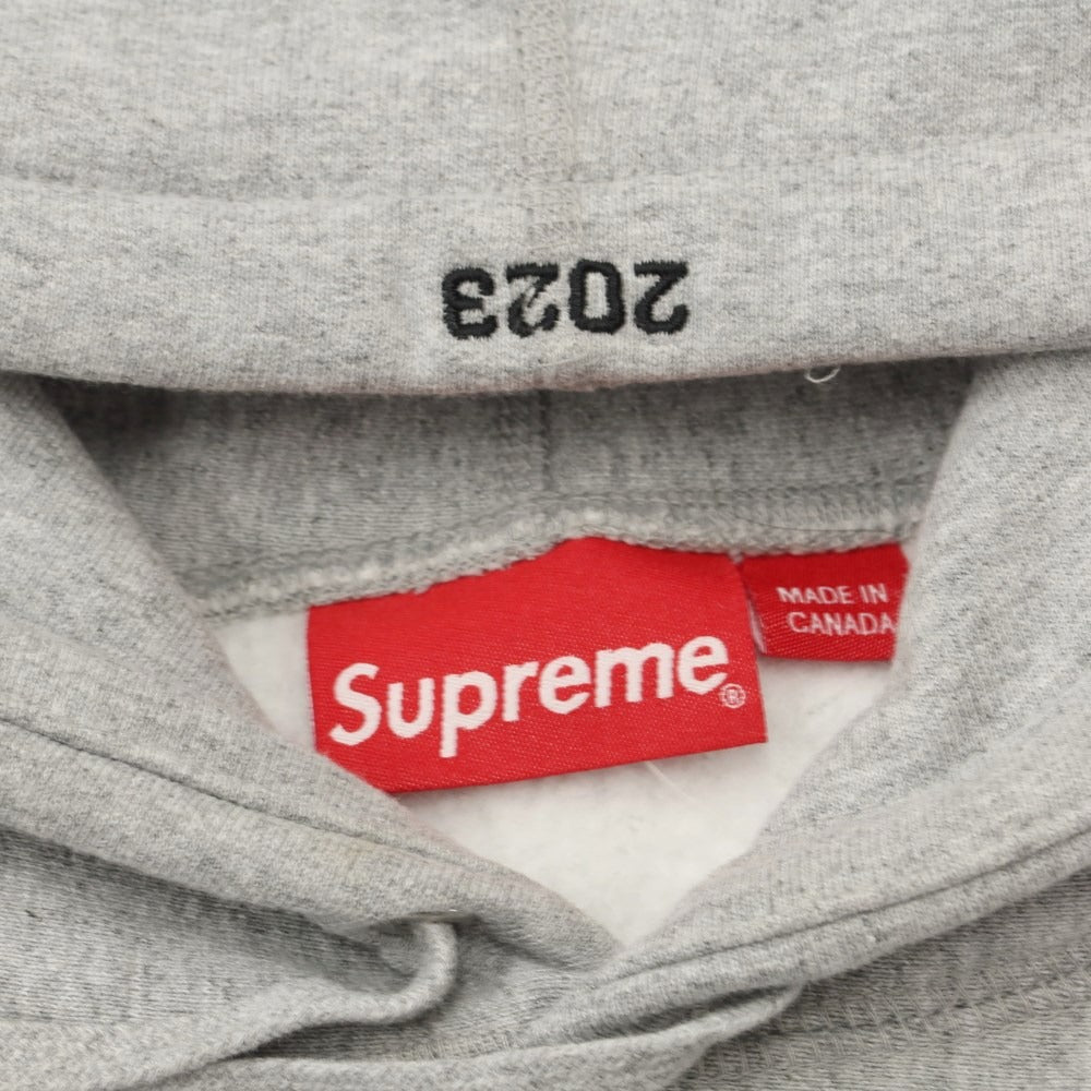 【中古】シュプリーム Supreme 2023年春夏 Motion Logo Hooded Sweatshirt コットン プルオーバー パーカー グレー【サイズL】【GRY】【A/W】【状態ランクB】【メンズ】【769290】