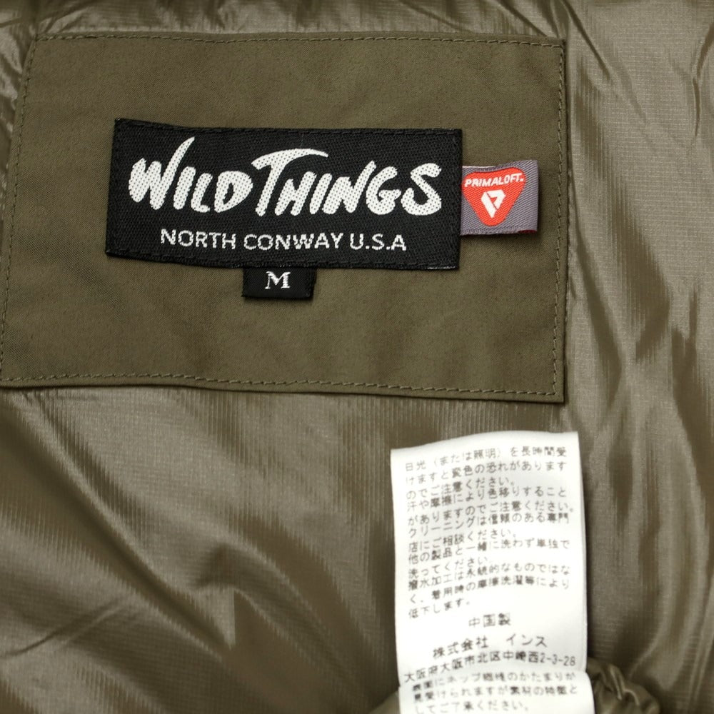【中古】ワイルドシングス WILDTHINGS MONSTER PARKA コットンナイロン 中綿 スタンドカラー コート オリーブカーキ【サイズM】【KAK】【A/W】【状態ランクB】【メンズ】【768894】