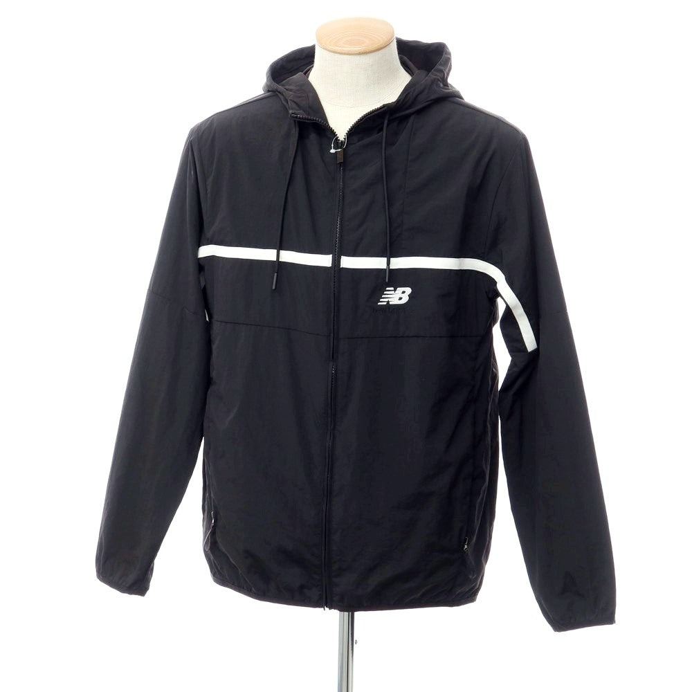 【中古】ニューバランス NEW BALANCE 2023年春夏 ナイロン ウインドブレーカー ジャケット ブラック【サイズXS】【BLK】【S/S】【状態ランクA】【メンズ】【769291】