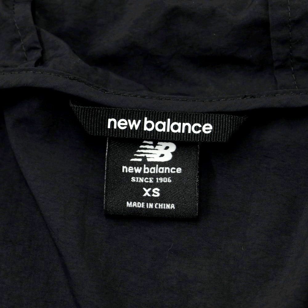 【中古】ニューバランス NEW BALANCE 2023年春夏 ナイロン ウインドブレーカー ジャケット ブラック【サイズXS】【BLK】【S/S】【状態ランクA】【メンズ】【769291】