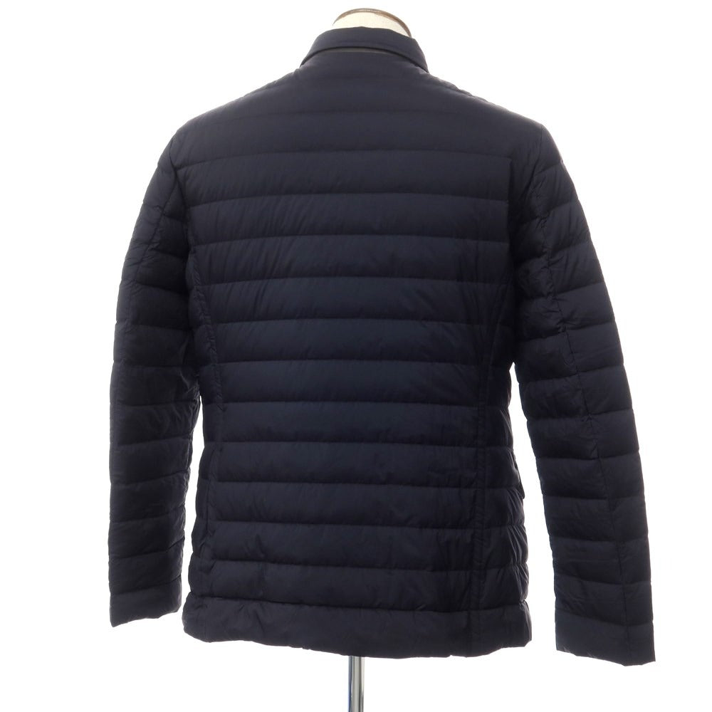【中古】ムーレー MOORER ナイロン ダウンジャケット ブルゾン ダークネイビー【サイズ52】【NVY】【A/W】【状態ランクB】【メンズ】【768894】