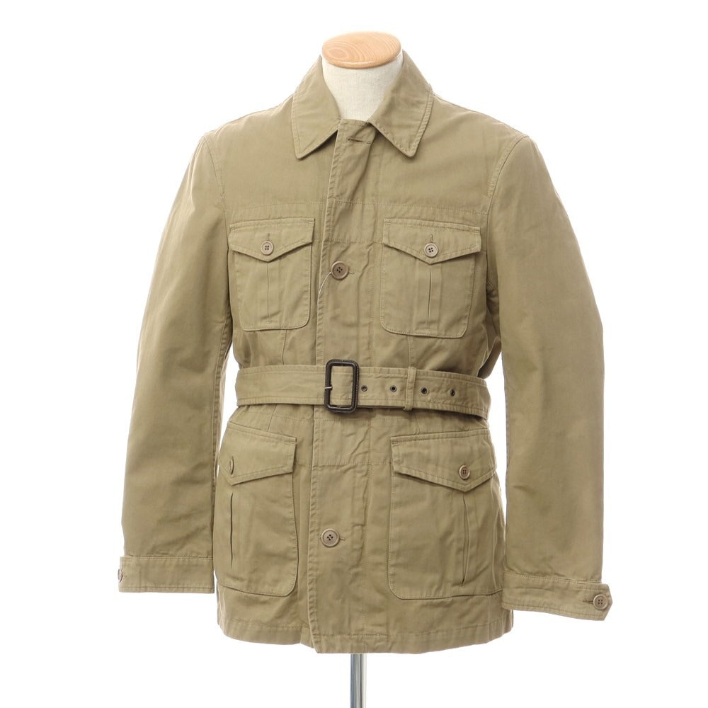 【中古】アスペジ ASPESI コットン 中綿ライナー ミリタリージャケット ベージュ【サイズS】【BEI】【A/W】【状態ランクB】【メンズ】【768894】