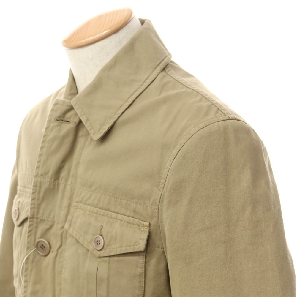 【中古】アスペジ ASPESI コットン 中綿ライナー ミリタリージャケット ベージュ【サイズS】【BEI】【A/W】【状態ランクB】【メンズ】【768894】