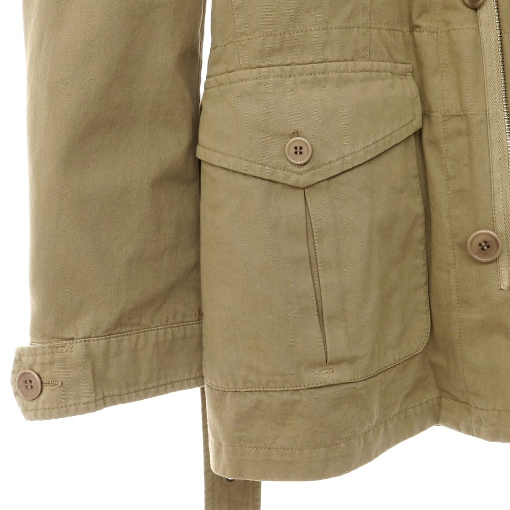 【中古】アスペジ ASPESI コットン 中綿ライナー ミリタリージャケット ベージュ【サイズS】【BEI】【A/W】【状態ランクB】【メンズ】【768894】