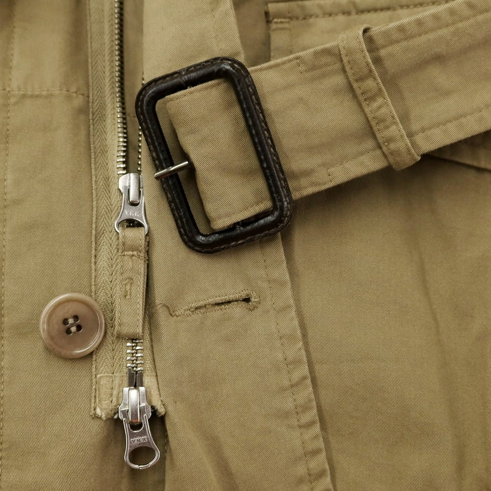 【中古】アスペジ ASPESI コットン 中綿ライナー ミリタリージャケット ベージュ【サイズS】【BEI】【A/W】【状態ランクB】【メンズ】【768894】