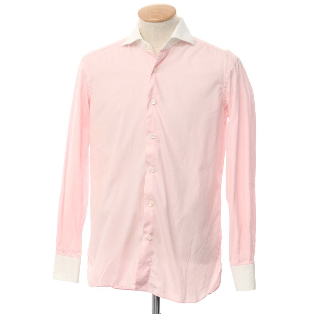 なし光沢Errico Formicola カジュアルシャツ S ピンク