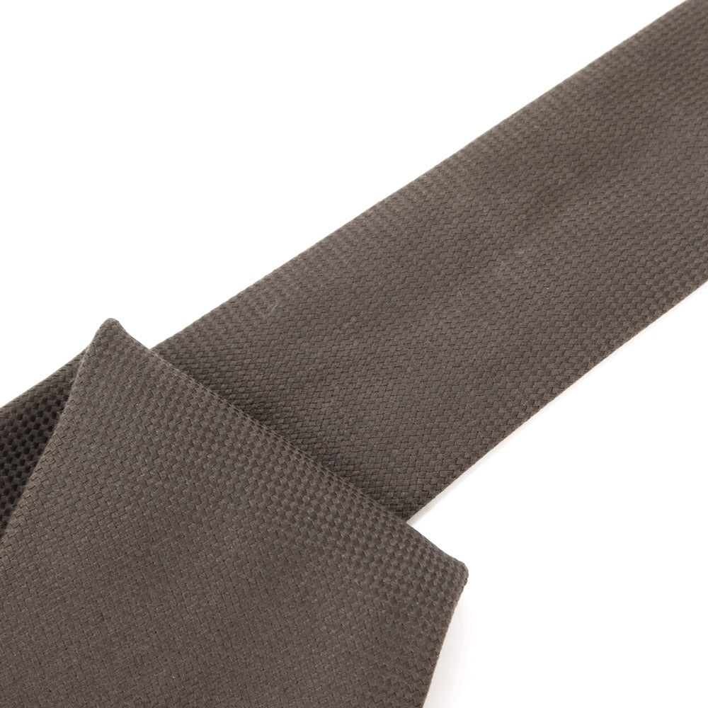 【中古】エルメス HERMES  3つ折り シルク ネクタイ グレー【GRY】【S/S/A/W】【状態ランクC】【メンズ】【769091】