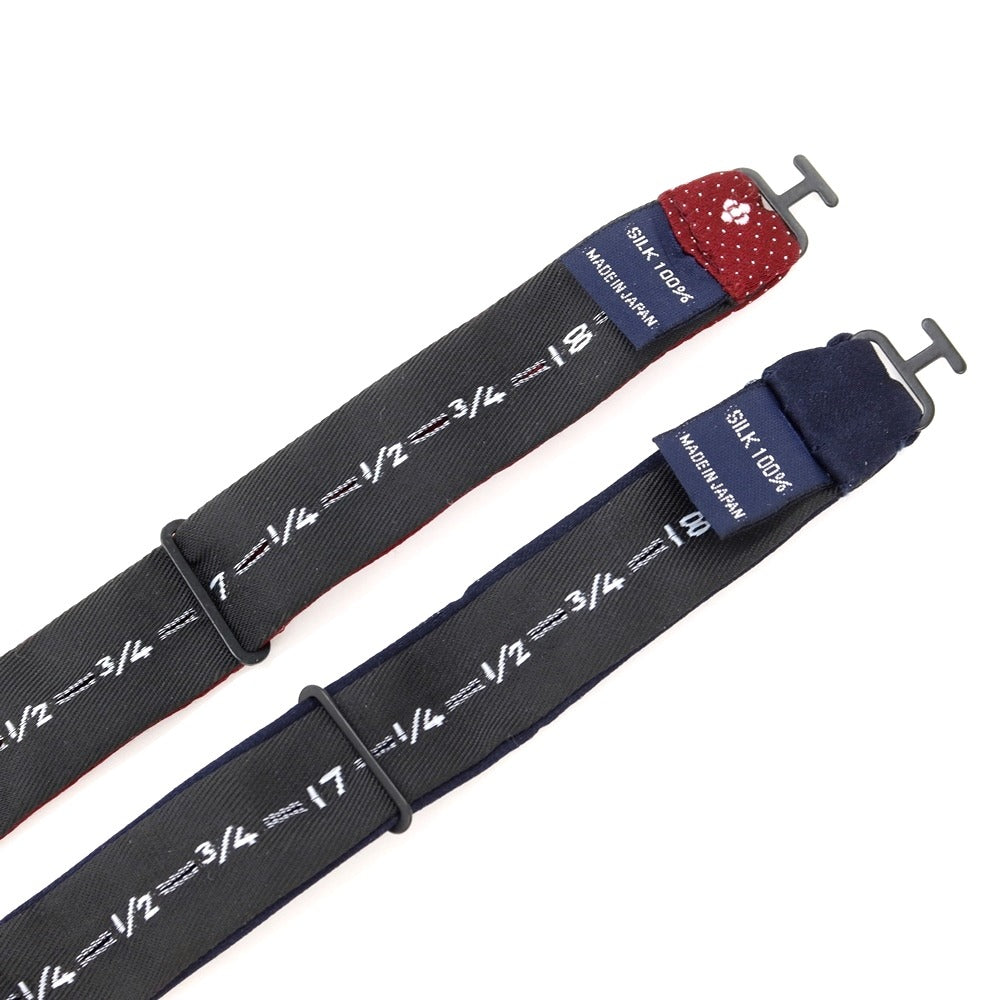 【中古】フェアファクス FAIRFAX シルク 剣先蝶ネクタイ 2本セット ネイビーxボルドー【NVY】【S/S/A/W】【状態ランクB】【メンズ】【769091】