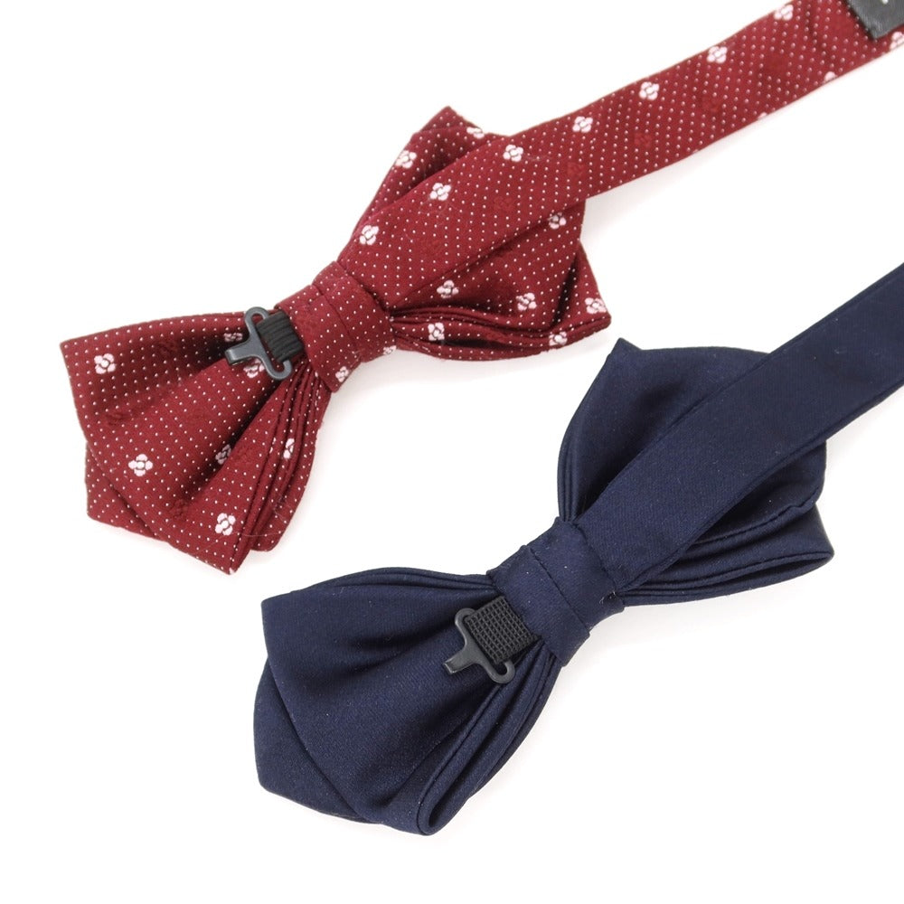 【中古】フェアファクス FAIRFAX シルク 剣先蝶ネクタイ 2本セット ネイビーxボルドー【NVY】【S/S/A/W】【状態ランクB】【メンズ】【769091】