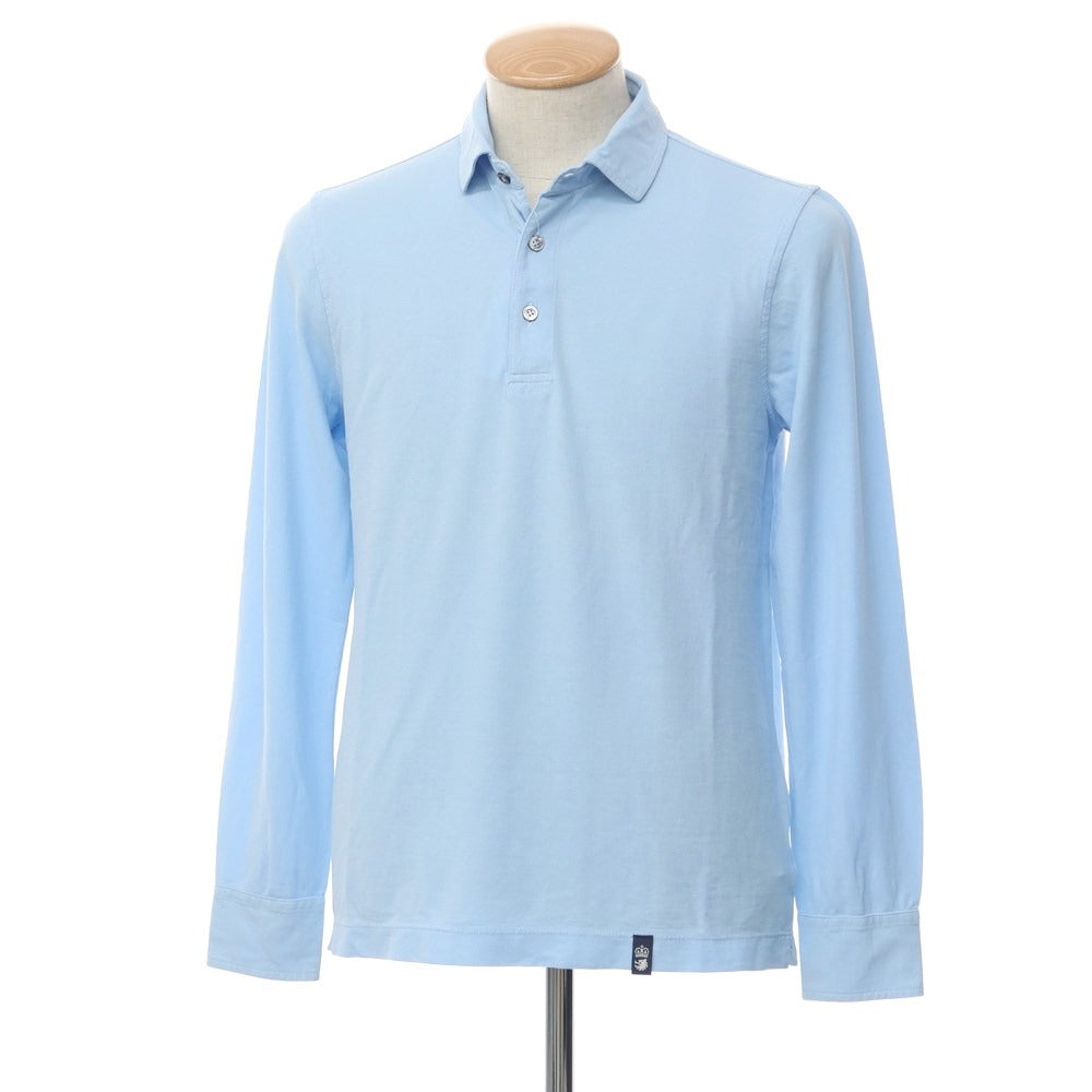 【中古】ドルモア DRUMOHR コットン 長袖 ポロシャツ ライトブルー【サイズS】【BLU】【S/S/A/W】【状態ランクA】【メンズ】【769284】